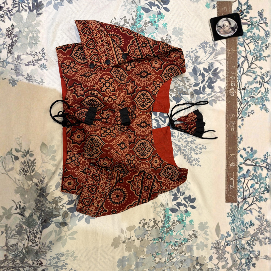 Pure Ajrakh Blouse