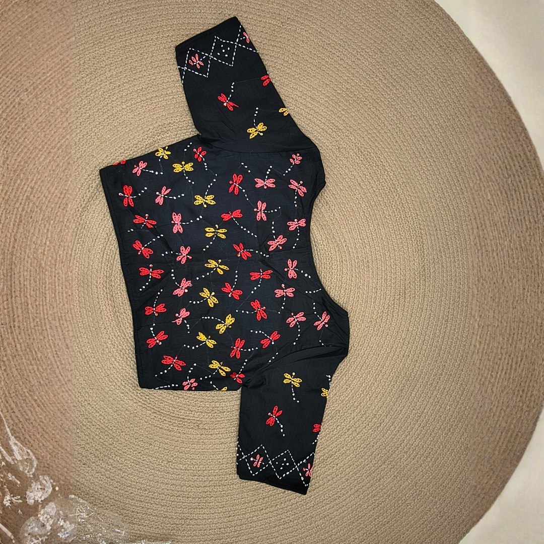 Cotton Hand Embroidery Blouse