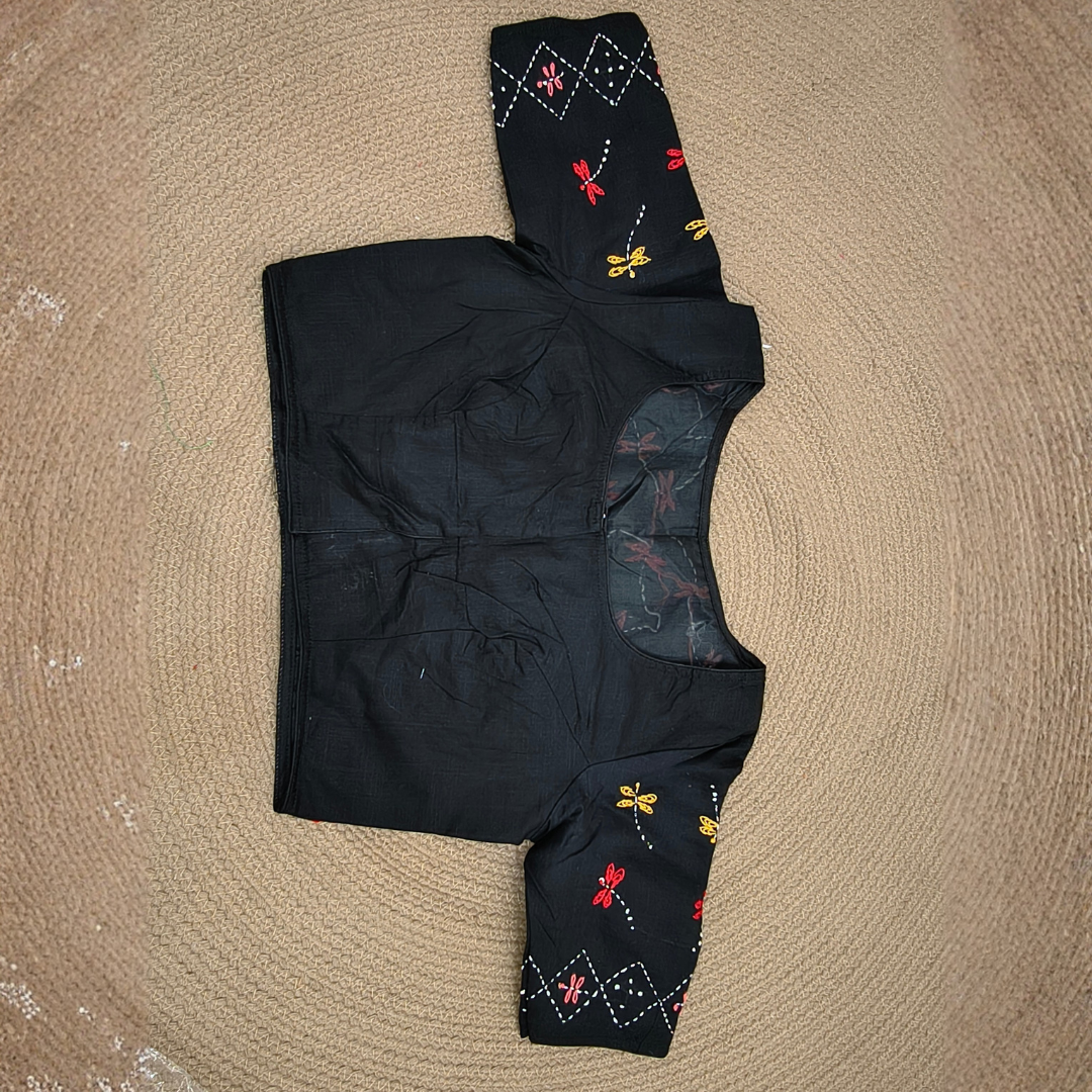 Cotton Hand Embroidery Blouse