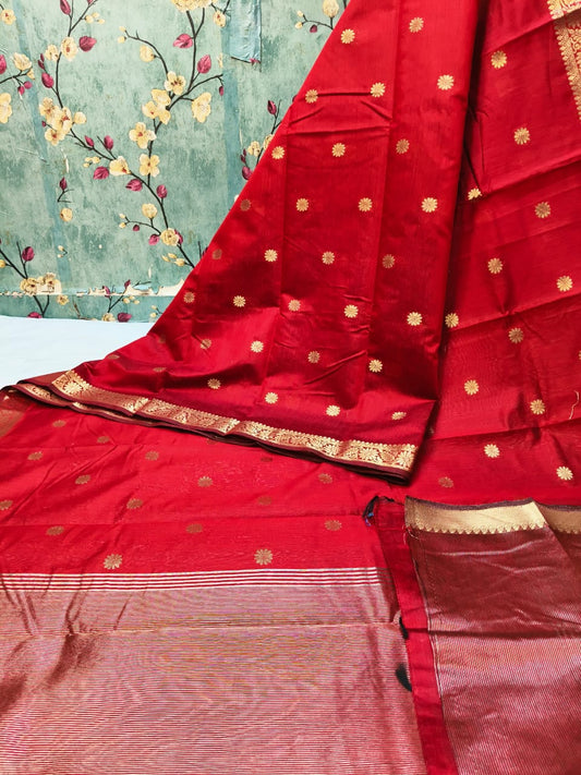Handloom Cotton With Butti