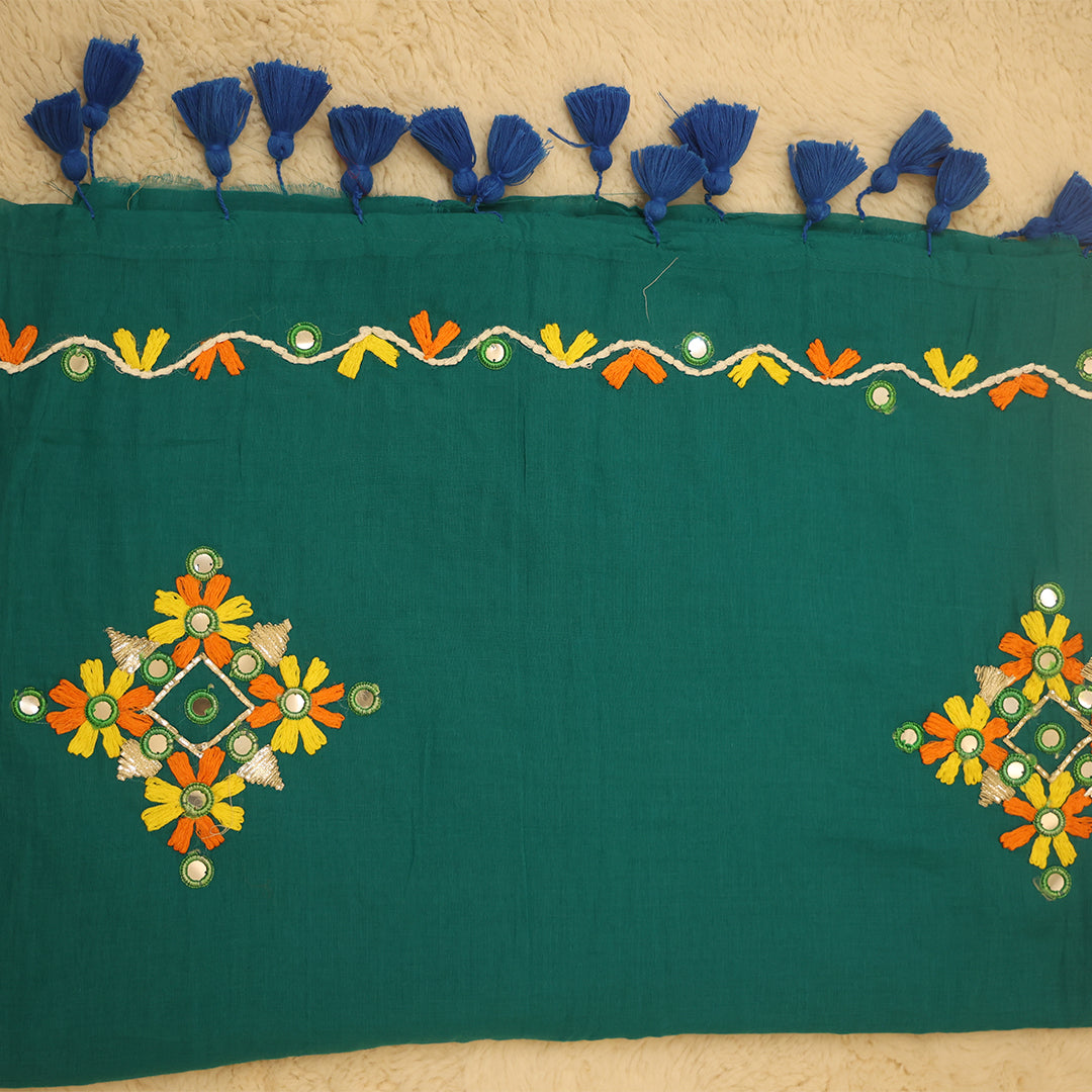 Mul Cotton With Mirror Work