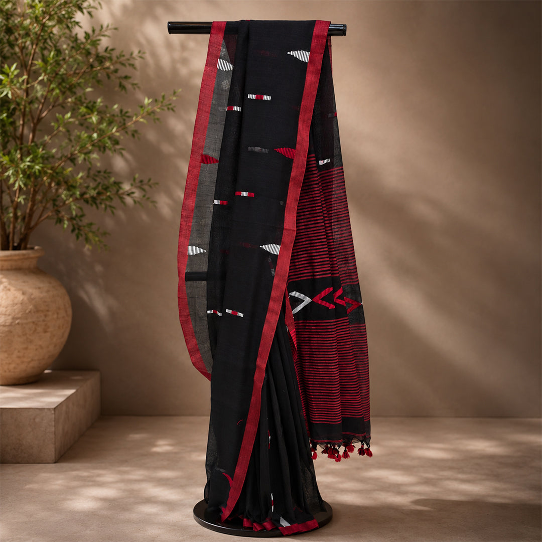 Pure Mul Cotton Handloom Saree