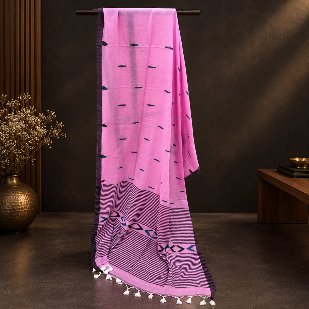 Pure Mul Cotton Handloom Saree