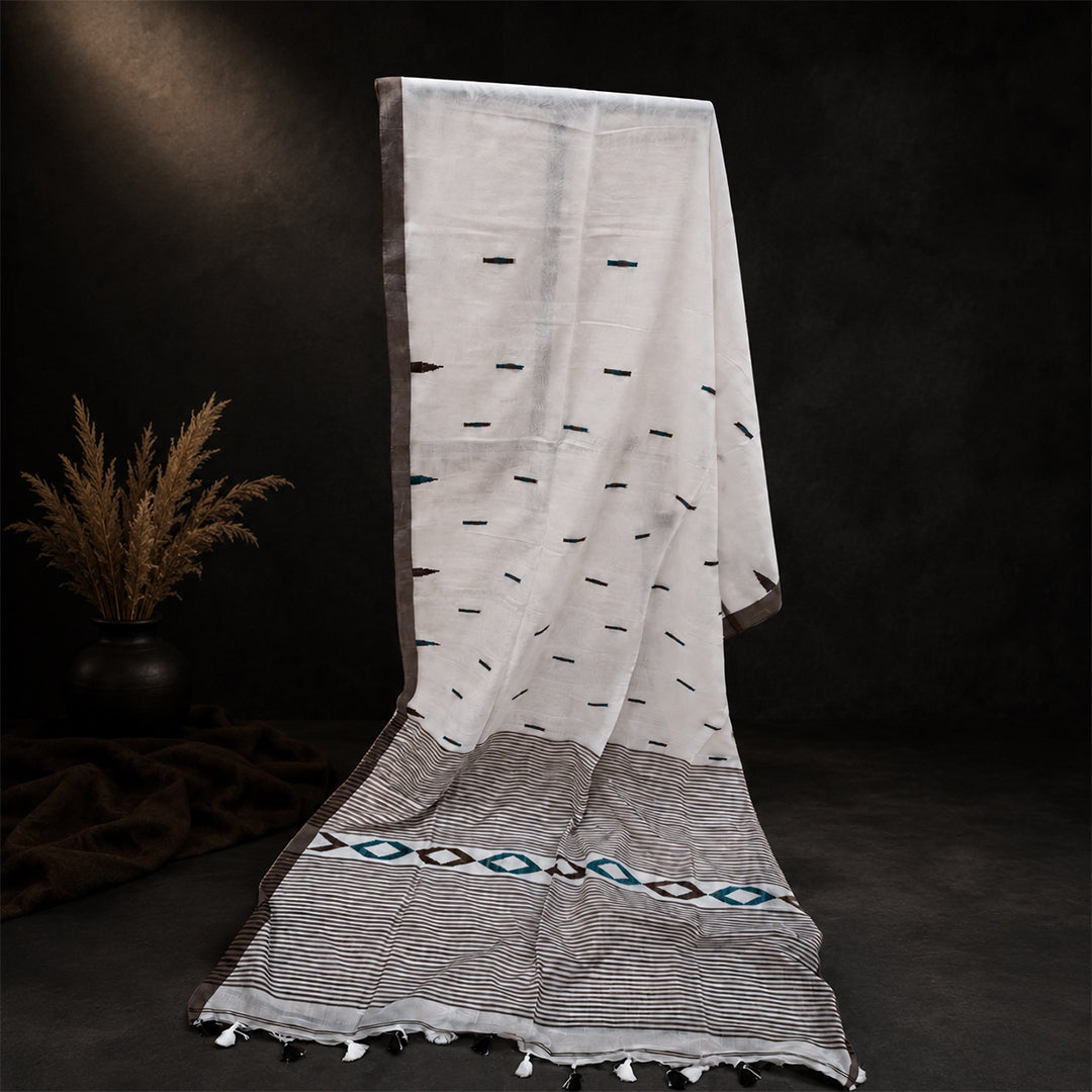 Pure Mul Cotton Handloom Saree