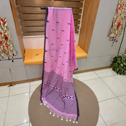 Pure Mul Cotton Handloom Saree